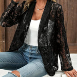 Elegante Blazer Met Bloemenkant™ | 1+1 GRATIS