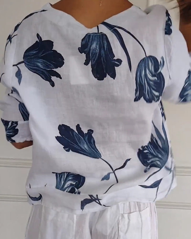 Stijlvolle Bloemenblouse™ | 1+1 GRATIS