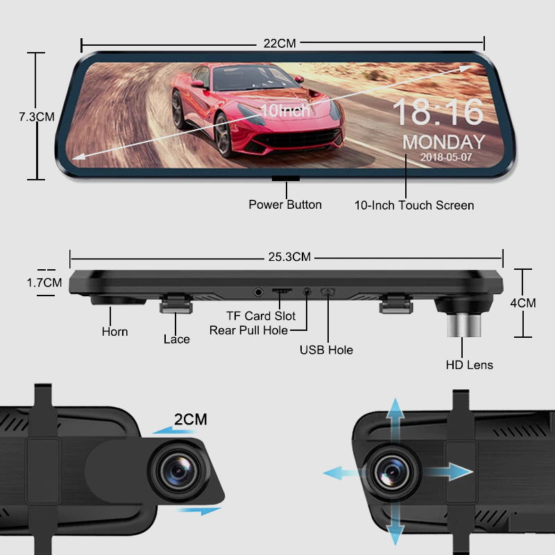 🔥 Multifunctionele Touchscreen Auto Recorder™