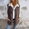 Dames Herfst Knoopvest Met Warme Wol™